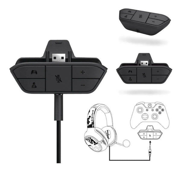 Adaptador P2 Headset de Áudio para Controles Xbox